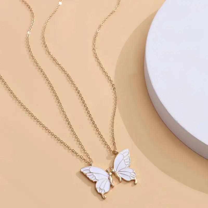 Duo Collar Amig@s Mariposa