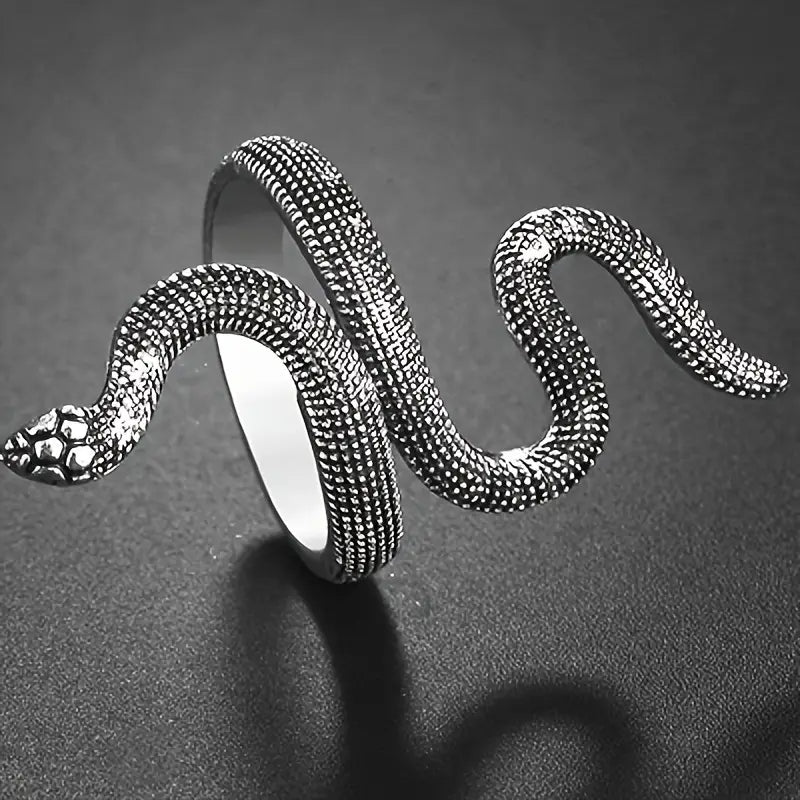 Anillo Víbora plateada