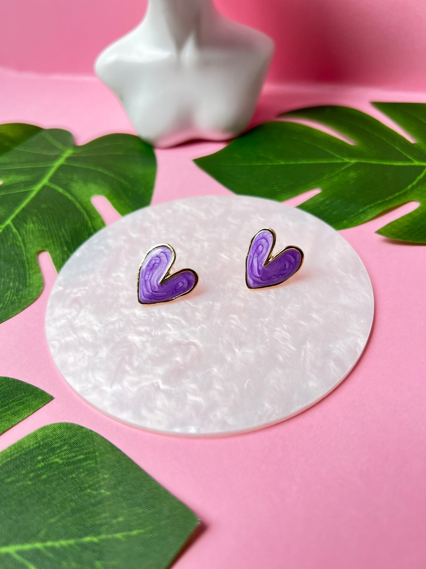 Aretes Encapsulados Naturaleza