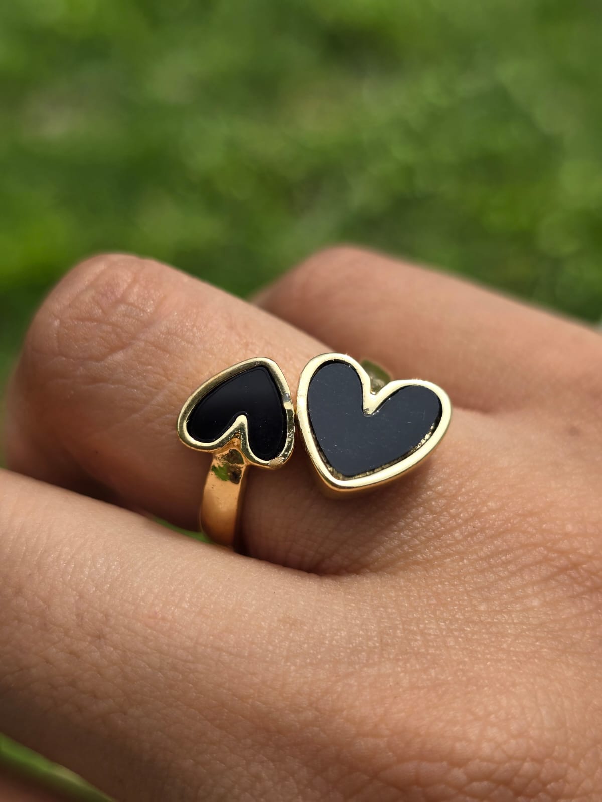 Anillo Corazones encontrados