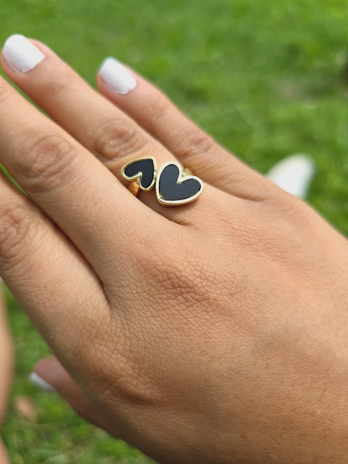 Anillo Corazones encontrados