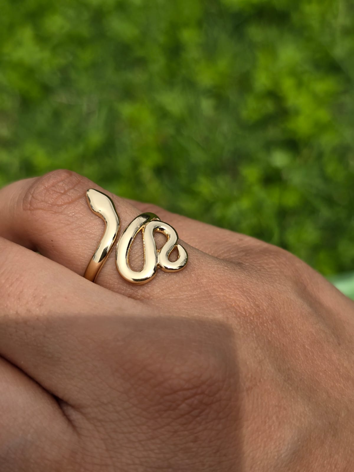 Anillo Víbora Dorada