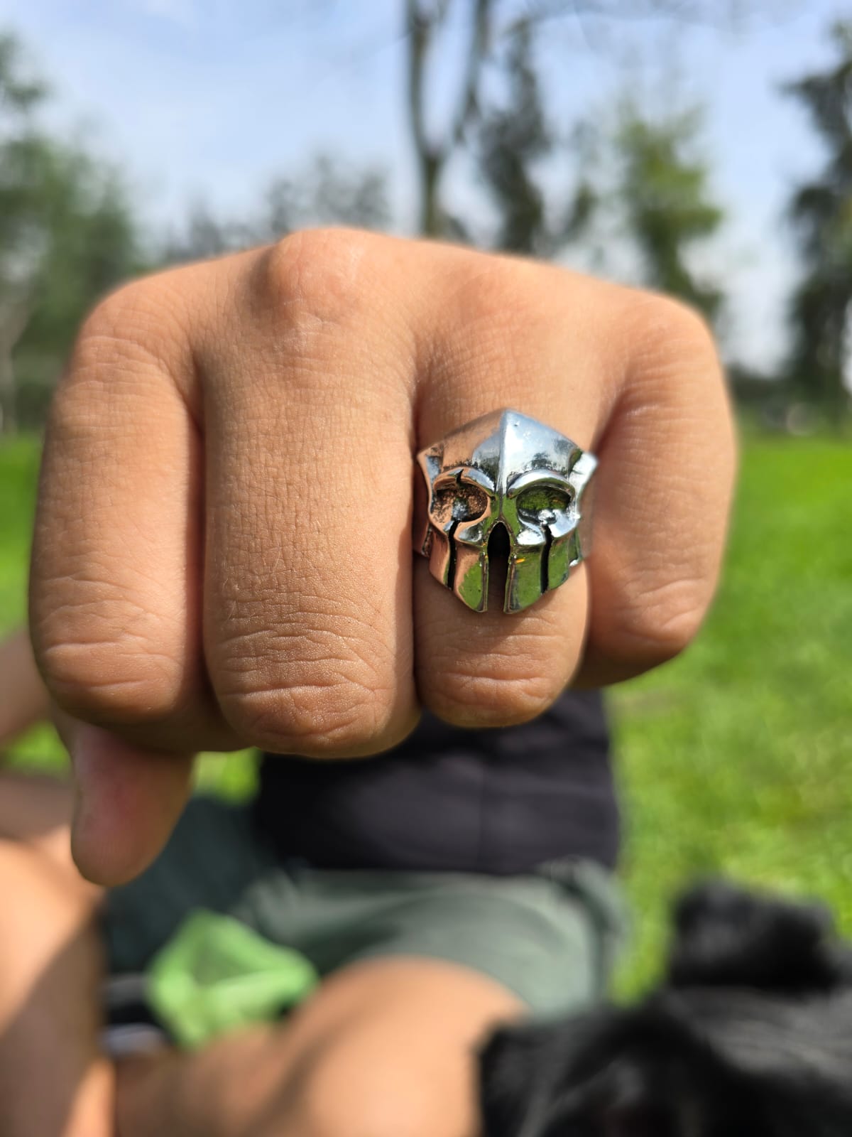 ANILLO CASCO DE GLADIADOR
