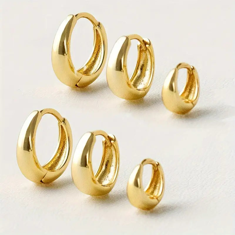 Set de Aros Dorados