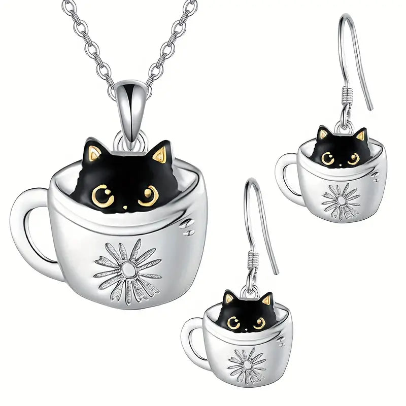 Conjunto Gatitos en Taza