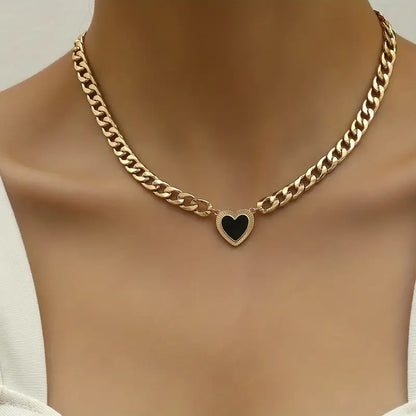 Collar Corazón Esmaltado