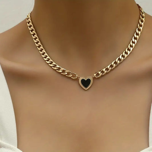 Collar Corazón Esmaltado