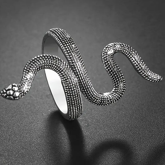 Anillo Víbora plateada
