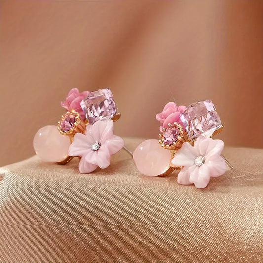 Aretes Iris Rosa