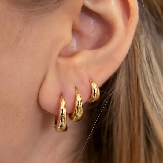 Set de Aros Dorados