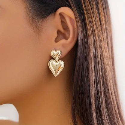 Aretes Retro Corazón